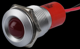 Q16P3GXXR220E Indicator LED, 220 V AC, 16 mm, wired, red/SG