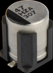 EEHZA1H470V Polymer hybrid SMD electrolytic capacitor, 47 µF, 50 V, 8.0x10.5