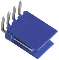 Listwa stykowa PCB 4-pinowe AMPMODU HE14 raster: 2.54 mm Kąt prosty 1-rzędowe TE Connectivity Otwór przelotowy500 V W