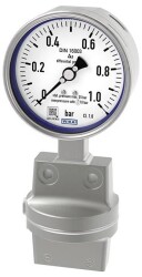 WIKA 9083022 Manometr różnicowy z membraną Cl 1,6 732.51.160 2,5 bar 2 x G 1/4 wewn. Przyłącze 2 x G 1/4 wewnątrz