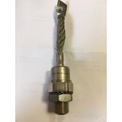 Dioda D62-250-08-RO z warkoczem 250A 800V gwint M20 (anoda na śrubie)