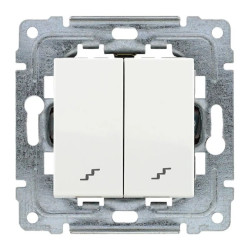DANTE Łącznik podwójny schodowy z klawiszem bez ramki 16AX 250V 450219