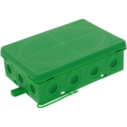 Wiska 10109602 Junction box (L x W x H) 125 x 86 x 41 mm Green IP55