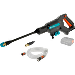 GARDENA 14800-55 AquaClean Battery Jet Washer 24 Bar 3 Cleaning Modes