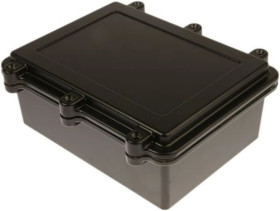 Obudowa ekranowana Czarny IP67 Silikon, 200 x 150 x 75mm, RS PRO