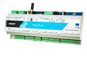Centrala alarmowa Neo-IP-64-D12M, WiFi, 4 strefy, 16-64 wejść, 8-40 wyjść, 12VDC