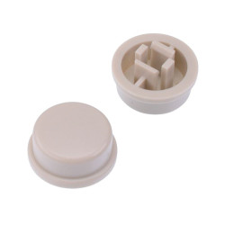U5554 Grey 13mm Round Tactile Switch Cap for PHAP5-50 APEM