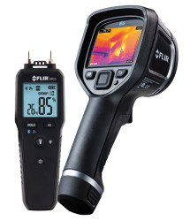 Kamera termowizyjna z łącznością WiFi FLIR 240 x 180piksel ±2 %, ±2°C (±3,6°F) Budownictwo 9Hz < 60mK 45 x 34° E6-XT