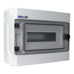 RH-12 Rozdzielnica hermetyczna natynk rozdzielnia 12modułowa IP65 VDE E-P 36.12