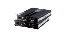 Konwerter Kvm Hdmi/Usb 1080P60hz Do 60M Po Kablu Sieciowym Kat6 Poc Idata...