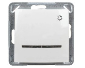 IMPRESJA Przycisk /światło/ z podświetleniem ecru ŁP-5YS/m/27