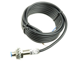 Czujnik; hallotronowy; zbliżeniowy; SM8-31010PB; PNP; NC; fi 8mm; 10mm; 5÷24V; DC; cylindryczny metalowy; zabudowany; z przewode