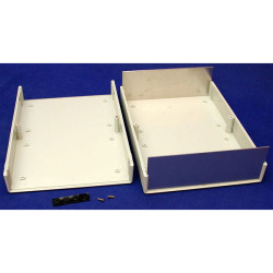 Hammond 1598EGY Instrument Enclosure FRABS 160x160x86mm Flame Retardant Grey