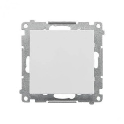 Simon 55 Łącznik jednobiegunowy (moduł) 10 AX, 250 V~, szybkozłącza Jasnoszary mat TW1.01/114