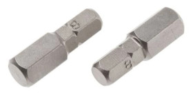 Końcówka wkrętaka, materiał Stal chromowo-wanadowa, Sześciokątny 8