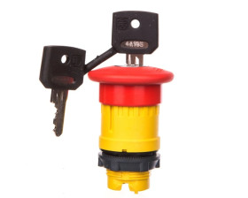 Napęd przycisku bezpieczeństwa czerwony z kluczykiem bez podświetlania ZB5AS944D