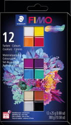 8043 C12-1 Modelling compound, oven-hardening, 12 colours