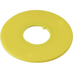 Deca 1233798 A2AV-27 Label Print EMERGENCY STOP Yellow 1 piece