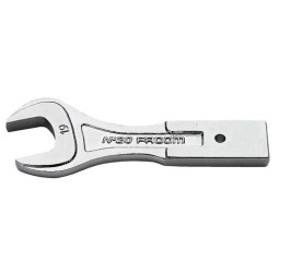 Wkładka klucza, seria: 20, Wkładka otwarta, typ: Wkładka z otwartym końcem, rozmiar: 27 mm, wkładka: 12 x 7mm