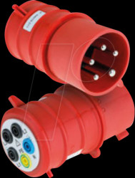 DE-060 Three-phase AC adapter 16 A, DE-CEE16-S