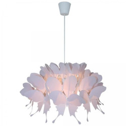 Lampa wisząca Farfalla różowa 1xE27 Light Prestige
