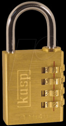 K11040D KASP combination lock, 4 rows, 40 mm