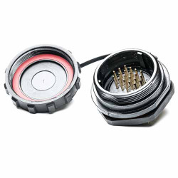 Złącze wielostykowe przemysłowe 20-pinowe Montaż tylny Gniazdo RS PRO