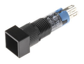 Przycisk miniaturowy Zatrzaskowy SPDT średnica wycięcia 8mm, montaż panelowy Idec