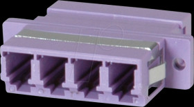 21990661 LC quad fibre-optic coupling, multi-mode
