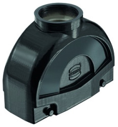 Grommet housing, size 24B, PA, M40, straight, cross bow locking, IP65, 19410240423