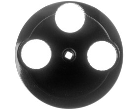 1930 Element centralny do gniazda antenowego 3-wyjściowego czarny 106421