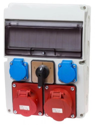 Rozdzielnica stacjonarna 11M L-0-P 32A/P 16A/P 2x230V RSWLP112