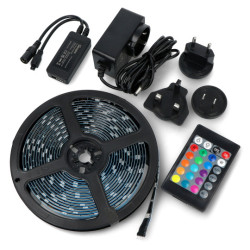 Sonoff L2-5M - pasek LED SMD5050 IP65 RGB WiFi - 5m + zasilacz 12V/2A + kontroler