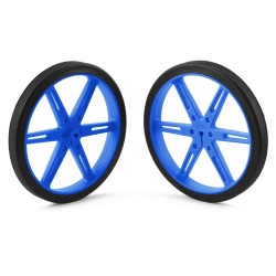 Pololu Wheel 80x10mm Pair - Blue