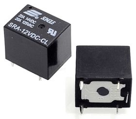 PRZEKAŹNIK SRA-12VDC-CL 12V DC 20A 125V AC 20A SONGLE