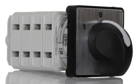 Przełącznik krzywkowy 3-pozycyjny RS PRO 4P 3 60° 25A 500V ac