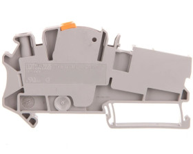 Złączka szynowa rozłączalna do przekładników pomiarowych 2-przewodowa 4mm2 śrubowa/wtykowa szara UTME 4-CT/1P 3057432 /50szt./