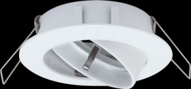 93731 easyClick2 flush mounted frame, GU10, max. 50 W, 30°, round, whi