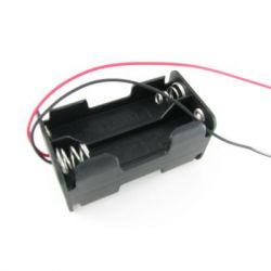 Koszyk baterii 4 x AAA, z przewodami