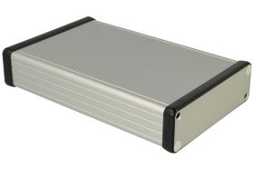Obudowa; uniwersalna; HM1455L1601; aluminium; 160mm; 103mm; 30,5mm; IP54; naturalny; zdejmowany panel; zaślepki aluminiowe; Hamm
