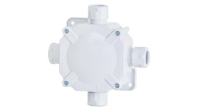 Puszka Hermetyczna F11 Z Zaciskiem - Szara Ip67