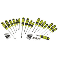 Draper 78619 Screwdriver, Hex Key and Bit Set (Green) (44 Piece)
