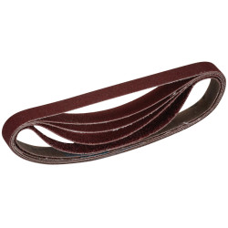 Draper 08686 Cloth Sanding Belt, 10 x 330mm, Assorted Grit (Pack of 5)