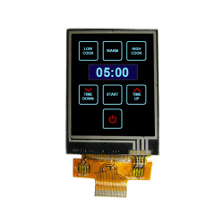Wyświetlacz LCD TFT 1.8cal TFT 128 x 160pikseli Układ równoległy 8-bitowy I/F Tak NEWHAVEN DISPLAY INTERNATIONAL