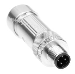 0976 PMC 102, 4 styk., kodowanie B - PROFIBUS, wtyk prosty metalowy, szybkozłącze max. 0,50mm2, dławik dla kabli o śr. zew. 4-9m