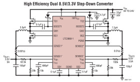 Low I, Dual 2-Phase Synchronous Step-Down Controller