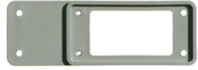 Adapter plate for heavy duty connectors, 1665010000