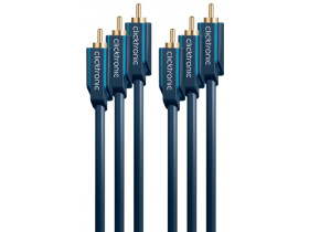 Kabel component 3x RCA / 3x RCA 3m Clicktronic