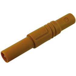 SKS Hirschmann 934 097-105 4mm Safety LAS S G Lamella Plug 1000V 24A Brown