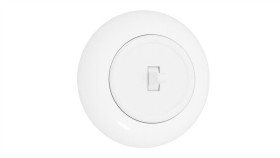 Premiumlux Retroline Łącznik Pojedynczy Schodowy Z Ramką Biały